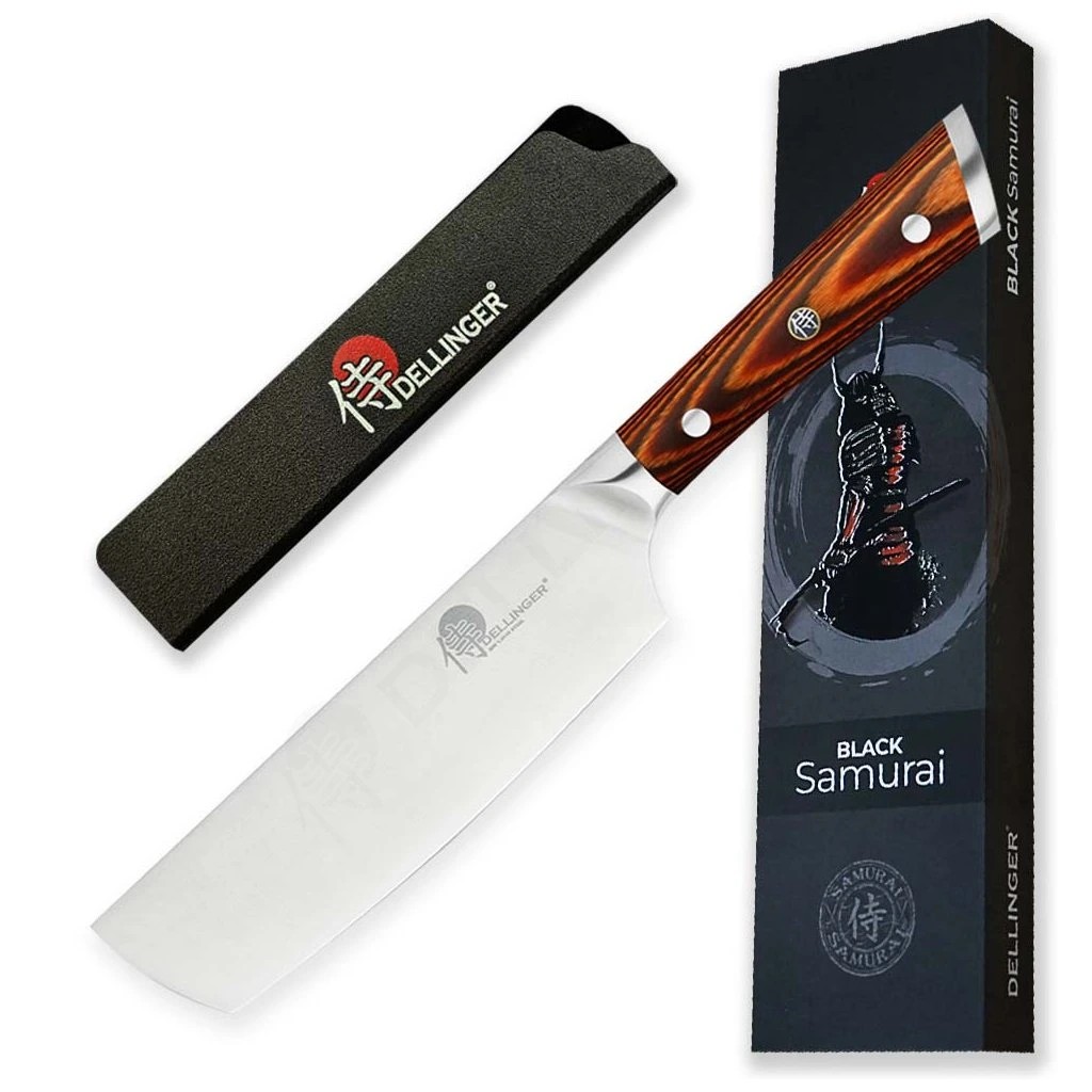 foto N�� nejen na zeleninu Nakiri 153 mm, Dellinger German Black Samurai